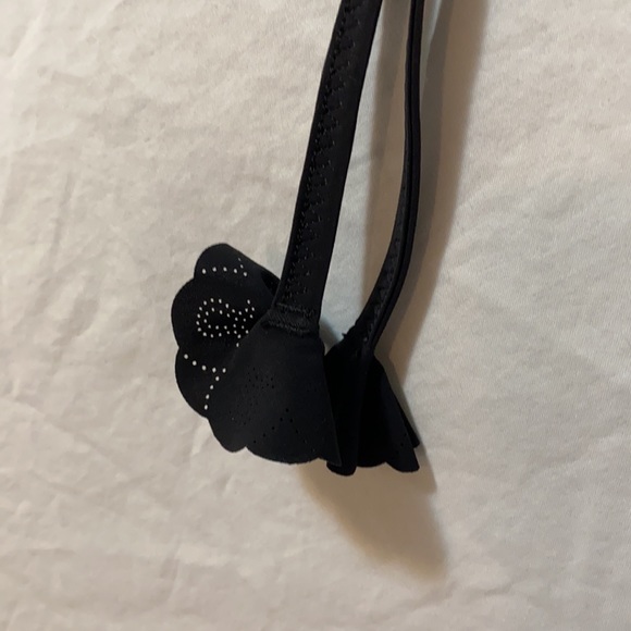 Lulu lemon black tie back bikini top. Sz S - Picture 5 of 8